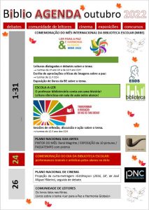 Agenda de outubro da BE da ESDS