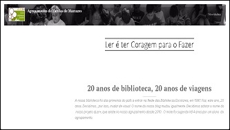 “Ler é ter coragem para o fazer” – blog da biblioteca da Escola nº 2 de Marrazes
