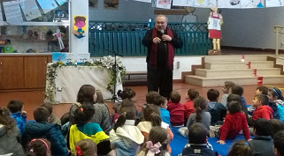 Visita do escritor José Fanha ao Agrupamento de Escolas de Caranguejeira-Santa Catarina da Serra