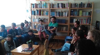Encontro com pais na BE do Agrupamento de Escolas Caranguejeira – Sta Catarina da Serra