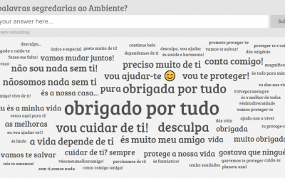 Que palavras segredarias ao Ambiente?  | 5 de junho – Dia Mundial do Ambiente | Agrupamento de Escolas D. Dinis