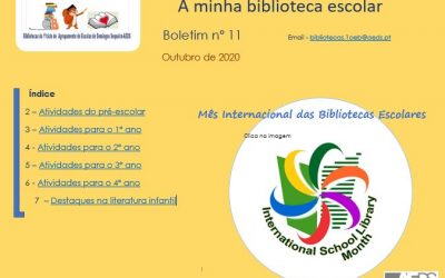 Novo Boletim Digital do serviço de bibliotecas do 1ºciclo do AEDS