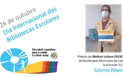 Prémio para o Melhor Leitor em 2019/20 na ESDS