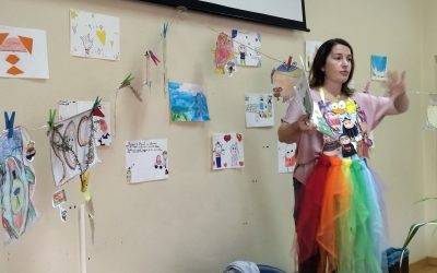 Visita da escritora e ilustradora Tânia Bailão Lopes