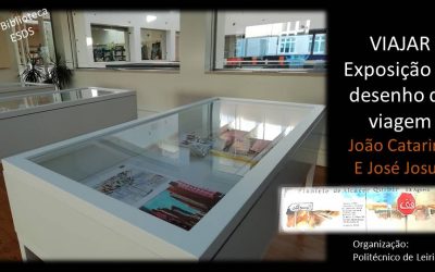 Exposição VIAJAR na Biblioteca da ESDS