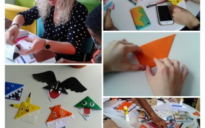 Oficina “A Magia do Papel” – Encarregada de Educação Sara Nunes | Biblioteca Escolar D. Dinis – AE D. Dinis