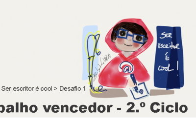 Trabalho vencedor da José Saraiva “Ser escritor é cool!”