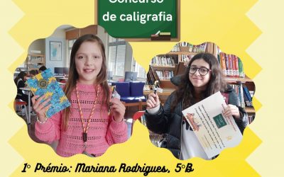Concurso de caligrafia no AERSI – premiadas