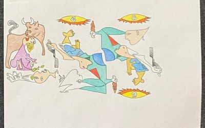 Reinterpretação do quadro “Guernica” por alunos da José Saraiva