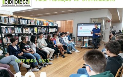 Receção e formação de utilizadores na BE da ESDS