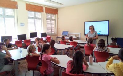 Visita guiada do 5º ano à Biblioteca Rainha Santa Isabel