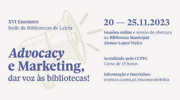 XVI Encontro Anual da Rede de Bibliotecas de Leiria