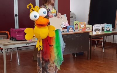 Tânia Bailão encanta as crianças de escolas e jardins do Agrupamento de Escolas Rainha Santa Isabel