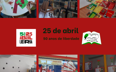 25 de abril na biblioteca do AEDDinis