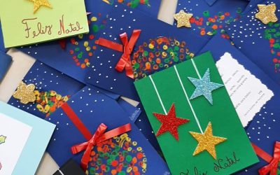 Postais de Natal no CEP – Centro Escolar de Parceiros
