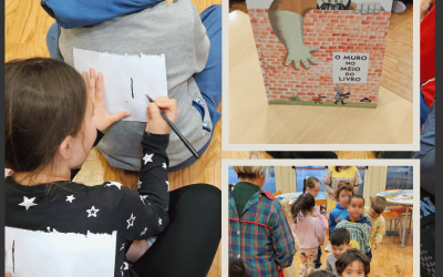 Um muro no meio do livro: aprendizagem e diversão na Biblioteca do Centro Escolar de Monte Redondo (AERSI)