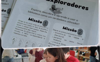 BiblioExploradores: 5º ano à descoberta da Biblioteca Rainha Sta Isabel (Carreira)